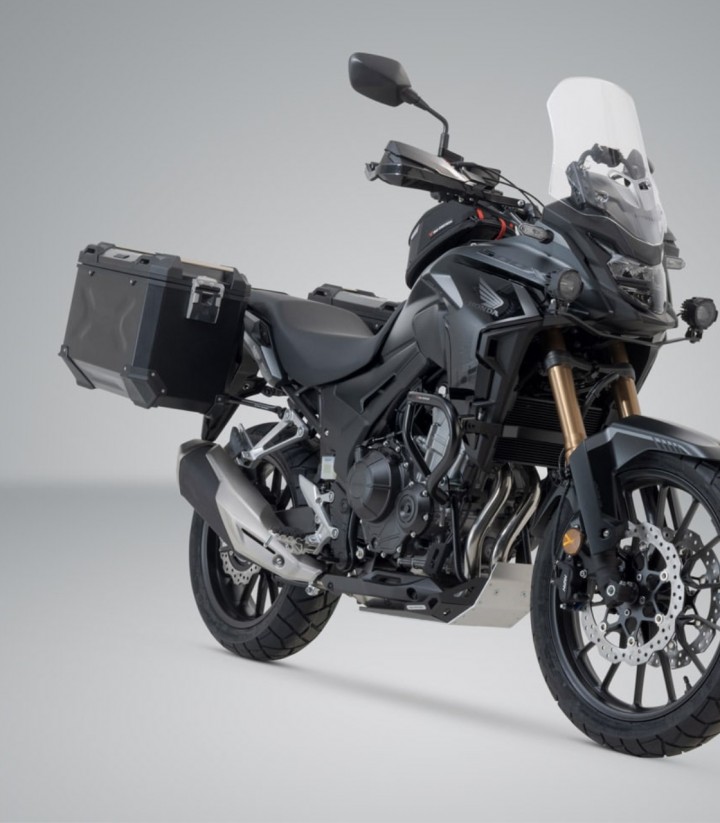 SW-MOTECH 45 L TRAX ADV Side Cases with Carrier for Honda CB500F/X (12-18), CBR500R (12-15), NX500 (23) Black KFT.01.400.7010...