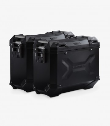 Maletas Laterales con Soporte TRAX ADV Negras 37 L Honda VFR800X Crossrunner (15-16) SW-MOTECH KFT.01.548.70000/B