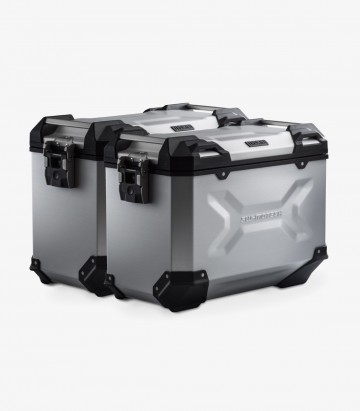 SW-MOTECH 45 L TRAX ADV Side Cases with Carrier for Honda VFR800X Crossrunner (15-16) Silver KFT.01.548.70100/S