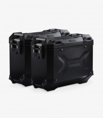 Maletas Laterales con Soporte TRAX ADV Negras 37 L Honda VFR1200X Crosstourer (11-20) SW-MOTECH KFT.01.660.70000/B