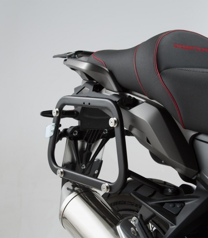 SW-MOTECH 37 L TRAX ADV Side Cases with Carrier for Honda VFR1200X Crosstourer (11-20) Black KFT.01.660.70000/B KFT.01.660.70...