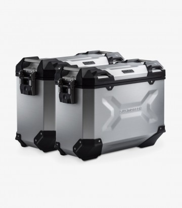 Maletas Laterales con Soporte TRAX ADV Plateadas 37 L Honda VFR1200X Crosstourer (11-20) SW-MOTECH KFT.01.660.70000/S