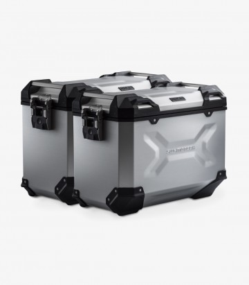 Maletas Laterales con Soporte TRAX ADV Plateadas 45 L Honda NC750S/XA (16-20) SW-MOTECH KFT.01.699.70101/S