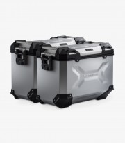 SW-MOTECH 45 L TRAX ADV Side Cases with Carrier for Honda NC750S/XA (16-20) Silver KFT.01.699.70101/S KFT.01.699.70101/S