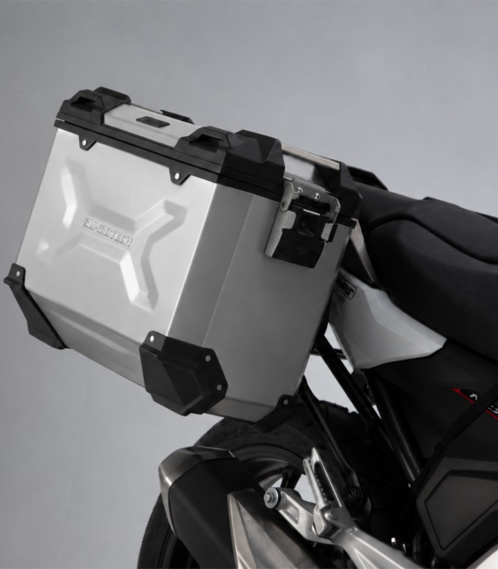 Maletas Laterales con Soporte TRAX ADV Plateadas 45 L Honda NC750S/XA (16-20) SW-MOTECH KFT.01.699.70101/S KFT.01.699.70101/S