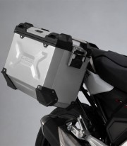 SW-MOTECH 45 L TRAX ADV Side Cases with Carrier for Honda NC750S/XA (16-20) Silver KFT.01.699.70101/S KFT.01.699.70101/S