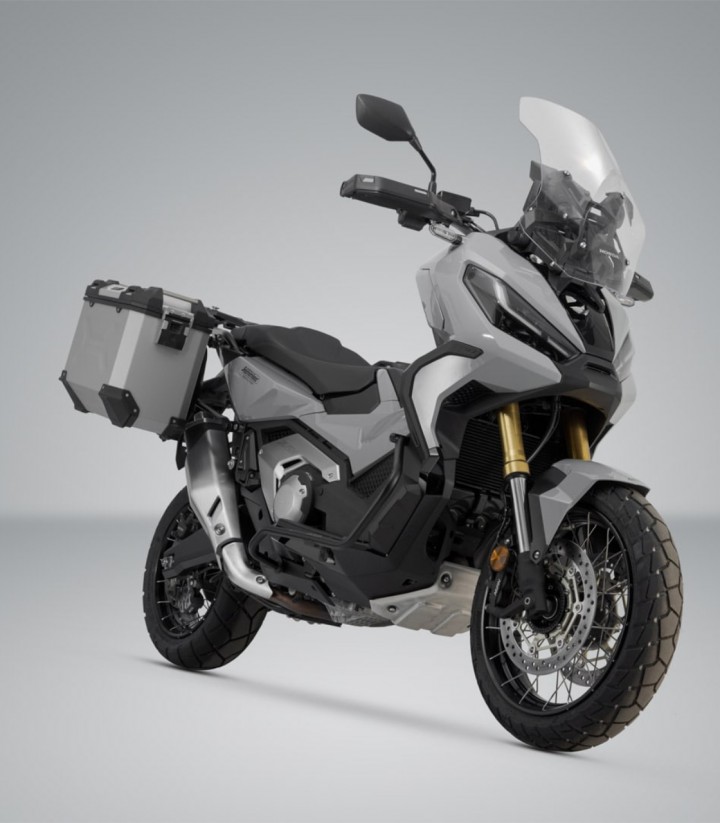 Maletas Laterales con Soporte TRAX ADV Plateadas 45/37 L Honda X-ADV (20-24) SW-MOTECH KFT.01.808.70000/S KFT.01.808.70000/S