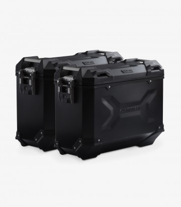 Maletas Laterales con Soporte TRAX ADV Negras 37 L Honda NC750XA/XD (20-24) SW-MOTECH KFT.01.841.70000/B
