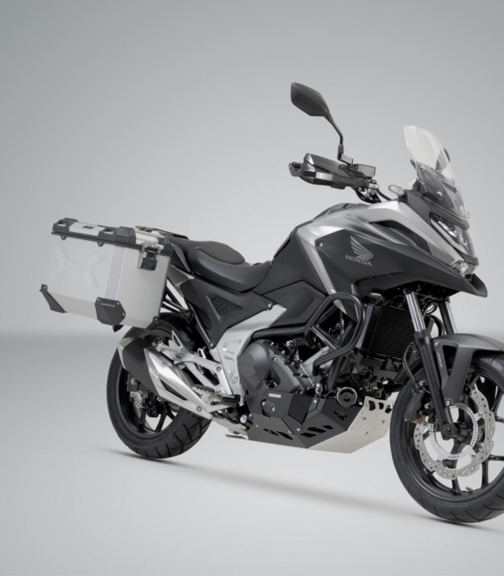 Maletas Laterales con Soporte TRAX ADV Plateadas 37 L Honda NC750XA/XD (20-24) SW-MOTECH KFT.01.841.70000/S KFT.01.841.70000/S