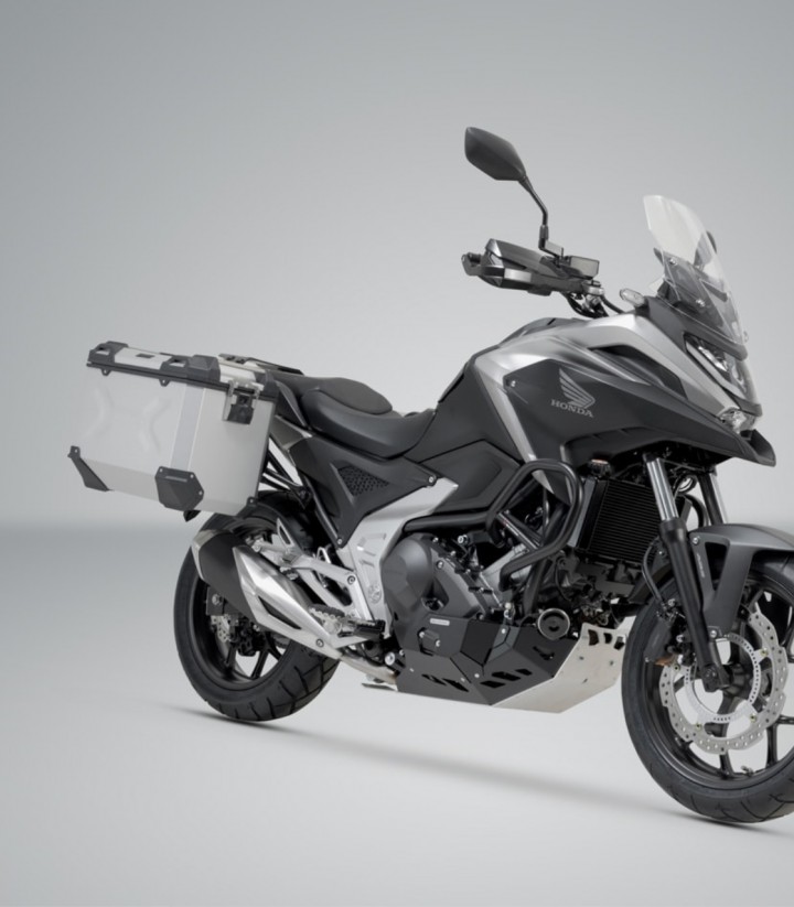 Maletas Laterales con Soporte TRAX ADV Plateadas 45 L Honda NC750XA/XD (20-24) SW-MOTECH KFT.01.841.70100/S KFT.01.841.70100/S