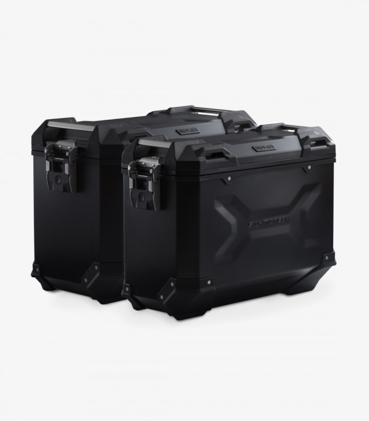 Maletas Laterales con Soporte TRAX ADV Negras 45/37 L Honda CRF1000L Africa Twin (18-19) SW-MOTECH KFT.01.890.70000/B KFT.01....