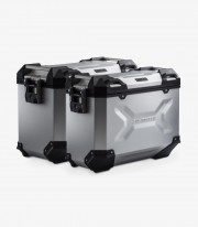 SW-MOTECH 45/37 L TRAX ADV Side Cases with Carrier for Honda CRF1000L Africa Twin (18-19) Silver KFT.01.890.70000/S KFT.01.89...