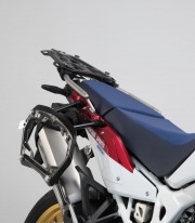 Maletas Laterales con Soporte TRAX ADV Plateadas 45/37 L Honda CRF1000L Africa Twin (18-19) SW-MOTECH KFT.01.890.70000/S KFT....
