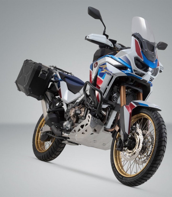 Maletas Laterales con Soporte TRAX ADV Negras 45/37 L Honda CRF1100L Africa Twin (19-23) SW-MOTECH KFT.01.942.70001/B KFT.01....
