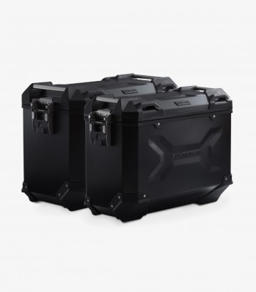 SW-MOTECH 37/45 L TRAX ADV Side Cases with Carrier for VOGE 650DS (21) Black KFT.02.049.70000/B