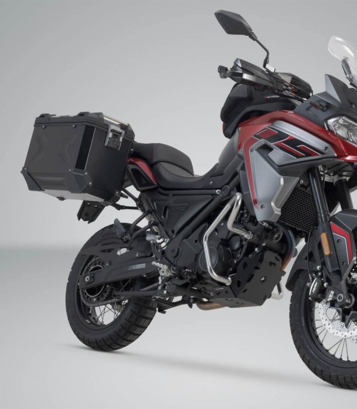 Seitenkoffer mit Träger TRAX ADV Schwarz 37/45 L VOGE 650DS (21) SW-MOTECH KFT.02.049.70000/B