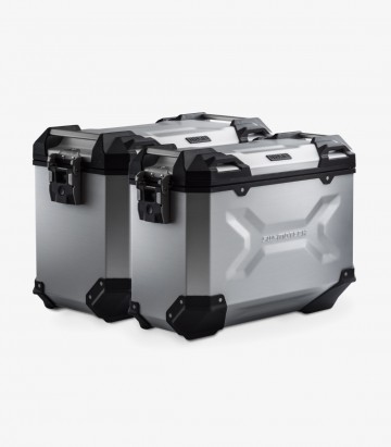 Maletas Laterales con Soporte TRAX ADV Plateadas 45/37 L VOGE DS625X (24) SW-MOTECH KFT.02.060.70000/S