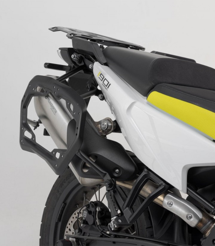 Maletas Laterales con Soporte TRAX ADV Plateadas 45/37L Husqvarna Norden 901 / Expedition (21/23) SW-MOTECH KFT.03.992.70000/...