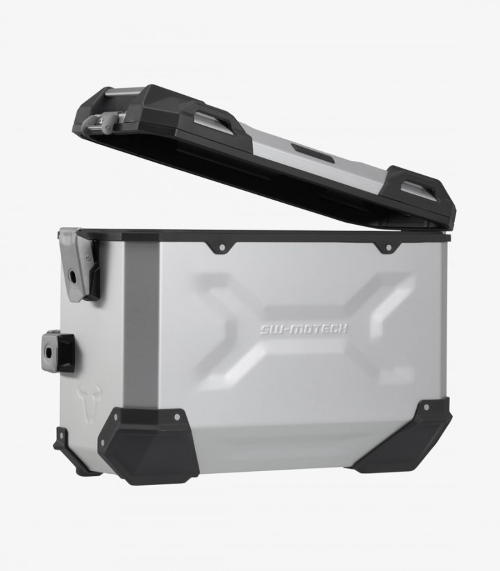 Maletas Laterales con Soporte TRAX ADV Plateadas 45/37L Husqvarna Norden 901 / Expedition (21/23) SW-MOTECH KFT.03.992.70000/...