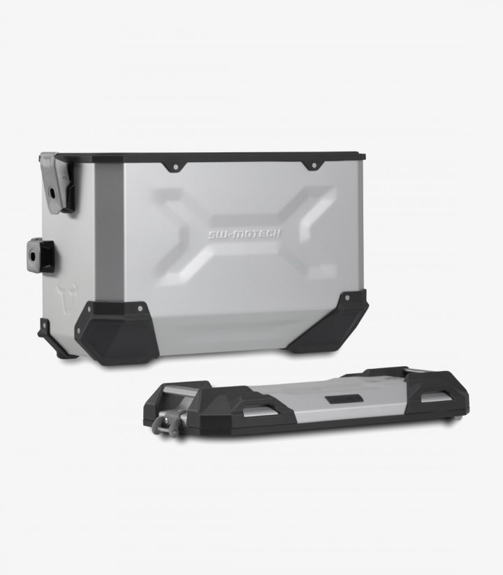 Maletas Laterales con Soporte TRAX ADV Plateadas 45/37L Husqvarna Norden 901 / Expedition (21/23) SW-MOTECH KFT.03.992.70000/...