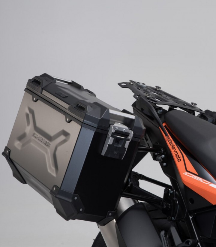 Maletas Laterales con Soporte TRAX ADV Negras 45/37 L KTM 1050/1090/1190 Adventure (13-21), 1290 Super Adventure/R/S/T (14-20...
