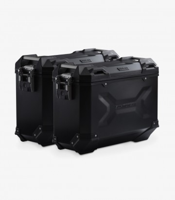 SW-MOTECH 37 L TRAX ADV Side Cases with Carrier for KTM 125/390 Enduro R/SMC R, 250/390 Adventure (25) Black KFT.04.417.70000/B