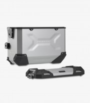 SW-MOTECH 37 L TRAX ADV Side Cases with Carrier for KTM 125/390 Enduro R/SMC R, 250/390 Adventure (25) Silver KFT.04.417.7000...