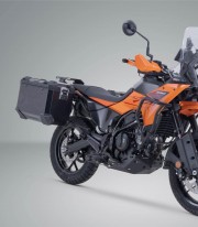 SW-MOTECH 45 L TRAX ADV Side Cases with Carrier for KTM 125/390 Enduro R/SMC R, 250/390 Adventure (25) Black KFT.04.417.70100...