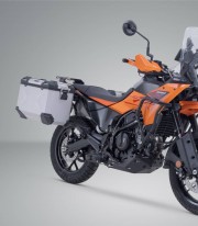 SW-MOTECH 45 L TRAX ADV Side Cases with Carrier for KTM 125/390 Enduro R/SMC R, 250/390 Adventure (25) Silver KFT.04.417.7010...