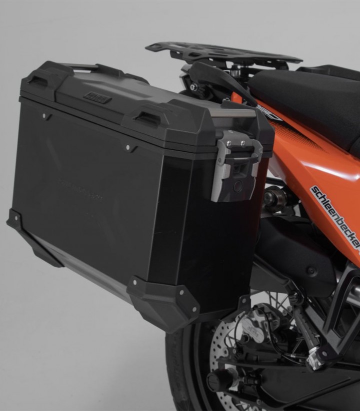 Maletas Laterales con Soporte TRAX ADV Negras 45/37 L varios modelos de KTM SW-MOTECH KFT.04.521.70001/B KFT.04.521.70001/B
