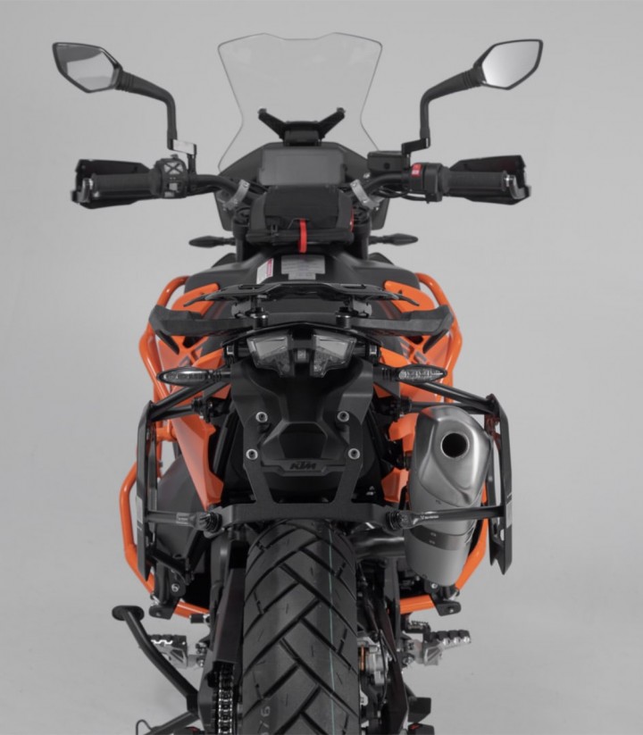 Maletas Laterales con Soporte TRAX ADV Negras 45/37 L varios modelos de KTM SW-MOTECH KFT.04.521.70001/B KFT.04.521.70001/B