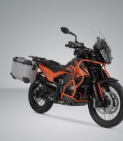 SW-MOTECH 45/37 L TRAX ADV Side Cases with Carrier for several KTM models Silver KFT.04.521.70001/S KFT.04.521.70001/S