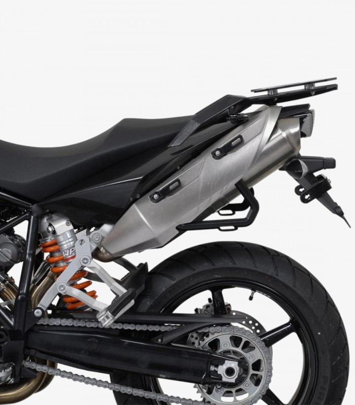 Maletas Laterales con Soporte TRAX ADV Plateadas 37 L KTM 950 Supermoto (05-07), 990 SM (07), 990 SM R (07-13)/T (08-14) SW-M...