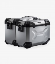 SW-MOTECH 45 L TRAX ADV Side Cases with Carrier for KTM 950 Supermoto (05-07), 990 SM (07), 990 SM R (07-13)/T (08-14) Silver...