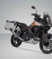 SW-MOTECH 45/37 L TRAX ADV Side Cases with Carrier for KTM 1290 Super Adventure (21), 1390 Super Adventure R/S (24) Silver KF...