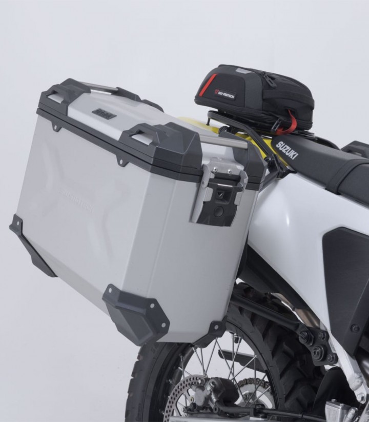 Maletas Laterales con Soporte TRAX ADV Plateadas 37 L Suzuki DR-Z4S/SM (25) SW-MOTECH KFT.05.071.70000/S KFT.05.071.70000/S