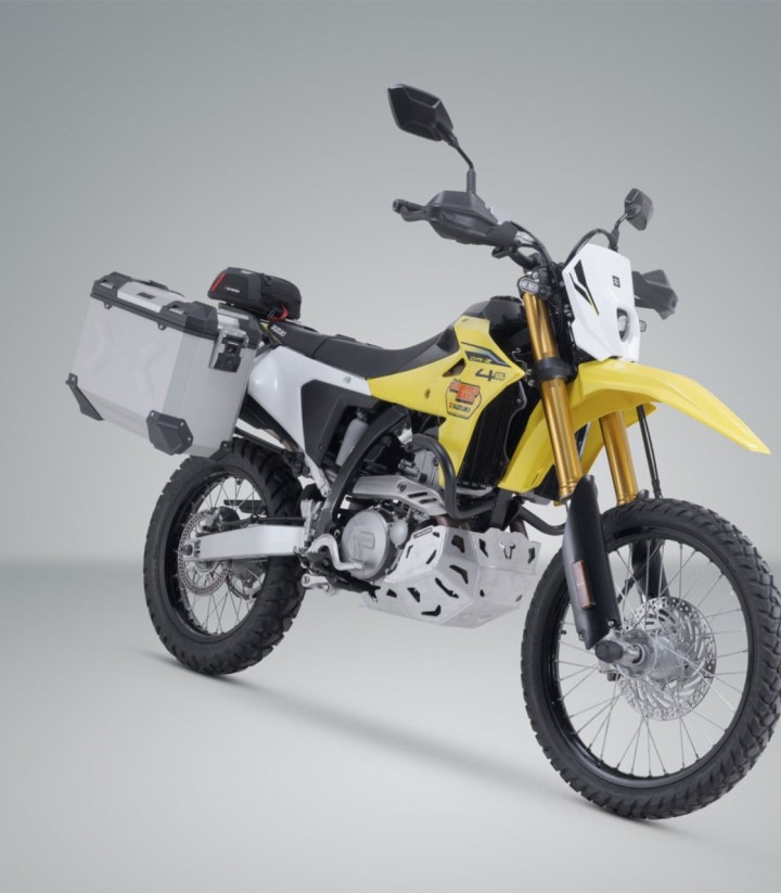 Maletas Laterales con Soporte TRAX ADV Plateadas 37 L Suzuki DR-Z4S/SM (25) SW-MOTECH KFT.05.071.70000/S KFT.05.071.70000/S