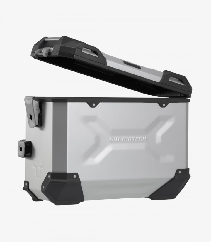 Maletas Laterales con Soporte TRAX ADV Plateadas 45 L Suzuki V-Strom 1000 (14-19) SW-MOTECH KFT.05.440.70101/S KFT.05.440.701...