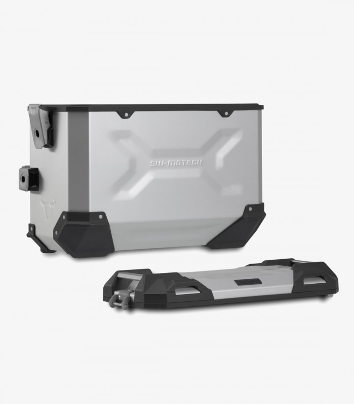 Maletas Laterales con Soporte TRAX ADV Plateadas 45 L Suzuki V-Strom 1000 (14-19) SW-MOTECH KFT.05.440.70101/S KFT.05.440.701...