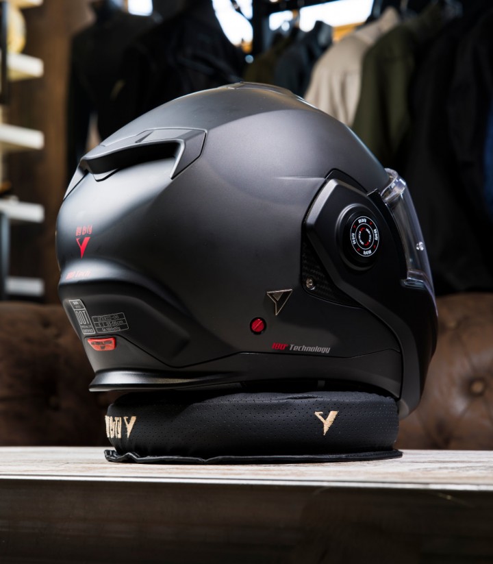 Klapphelm By City 180 Tech II Mattschwarz