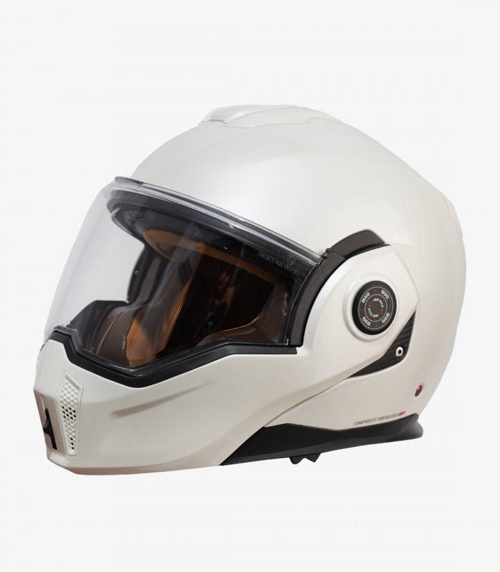 Casco Modular By City 180 Tech II Blanco Brillante