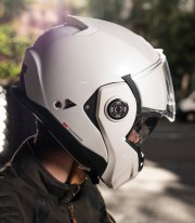 Casco Modular By City 180 Tech II Blanco Brillante