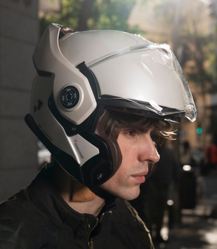 Casco Modular By City 180 Tech II Blanco Brillante