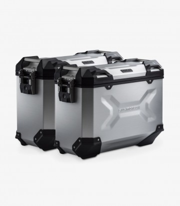Seitenkoffer mit Träger TRAX ADV Silber 37 L Suzuki GSX-S1000GX (23) SW-MOTECH KFT.05.601.70000/S