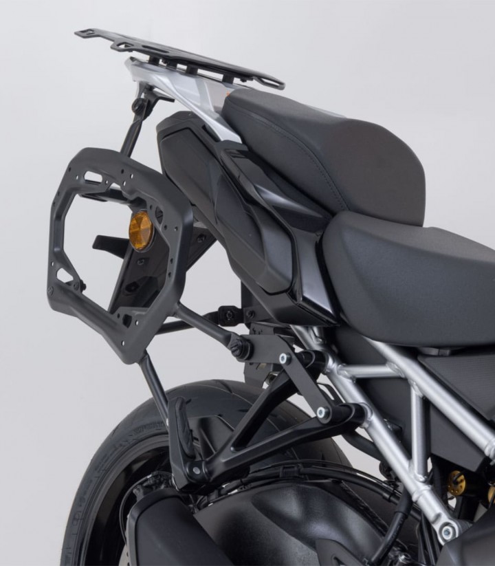 Seitenkoffer mit Träger TRAX ADV Silber 37 L Suzuki GSX-S1000GX (23) SW-MOTECH KFT.05.601.70000/S