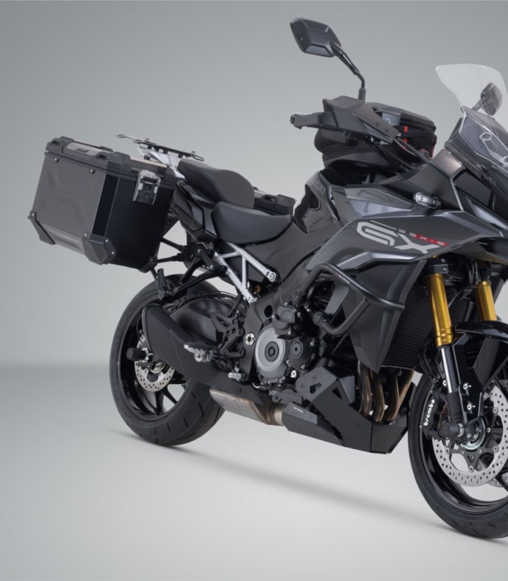 Maletas Laterales con Soporte TRAX ADV Negras 45 L Suzuki GSX-S1000GX (23) SW-MOTECH KFT.05.601.70100/B KFT.05.601.70100/B