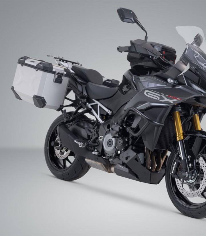 Maletas Laterales con Soporte TRAX ADV Plateadas 45 L Suzuki GSX-S1000GX (23) SW-MOTECH KFT.05.601.70100/S KFT.05.601.70100/S