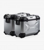 SW-MOTECH 45/37 L TRAX ADV Side Cases with Carrier for Suzuki V-Strom 650 (11-16) Silver KFT.05.765.70000/S KFT.05.765.70000/S