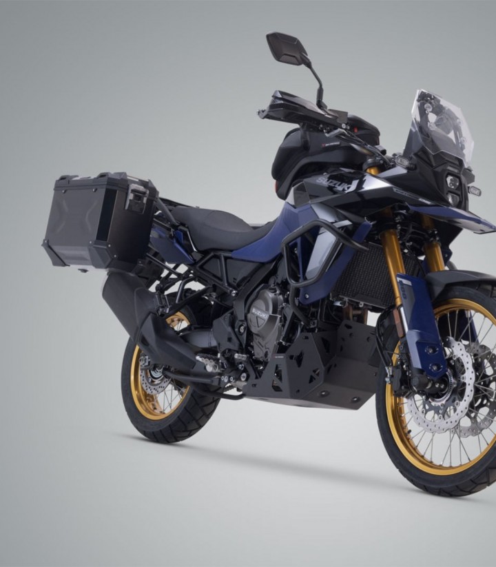 Maletas Laterales con Soporte TRAX ADV Negras 45/37 L Suzuki V-Strom 800 (22) SW-MOTECH KFT.05.845.70000/B KFT.05.845.70000/B