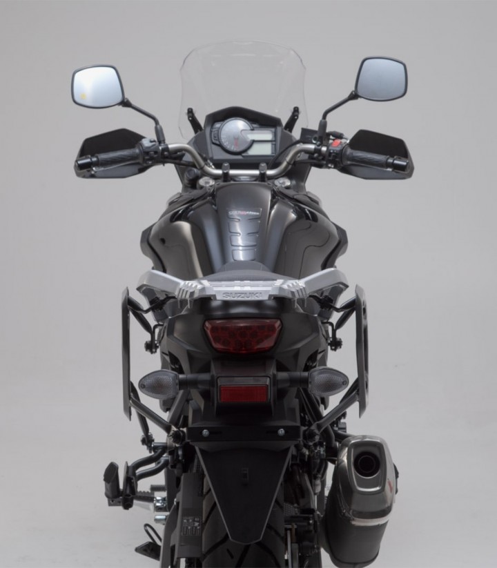 Maletas Laterales con Soporte TRAX ADV Negras 37 L Suzuki V-Strom 650 (16) SW-MOTECH KFT.05.876.70001/B KFT.05.876.70001/B